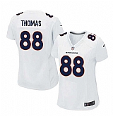 Women Nike Denver Broncos #88 Demaryius Thomas 2016 White Game Event Jersey,baseball caps,new era cap wholesale,wholesale hats